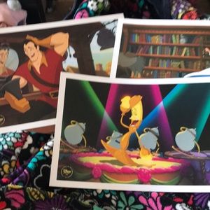 Disney Beauty & Beast 25th Anniversary Lithograph